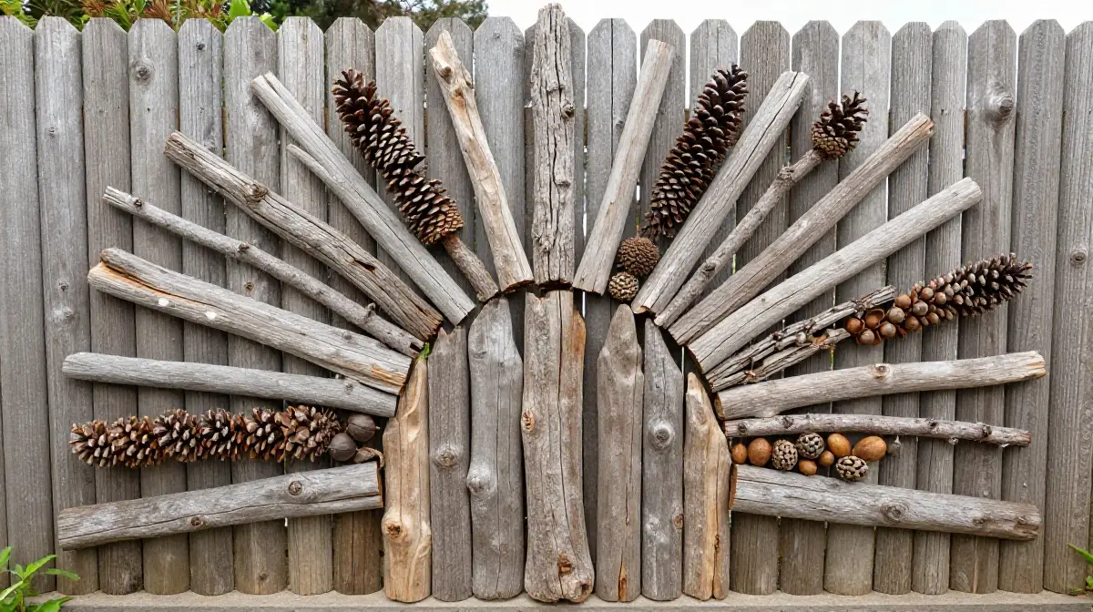 Driftwood and Natural Material Arrangements