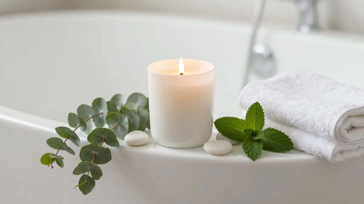 Eucalyptus and Peppermint Spa Candle