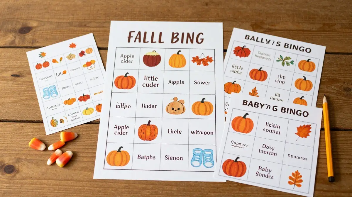 Fall-Themed Baby Shower Bingo