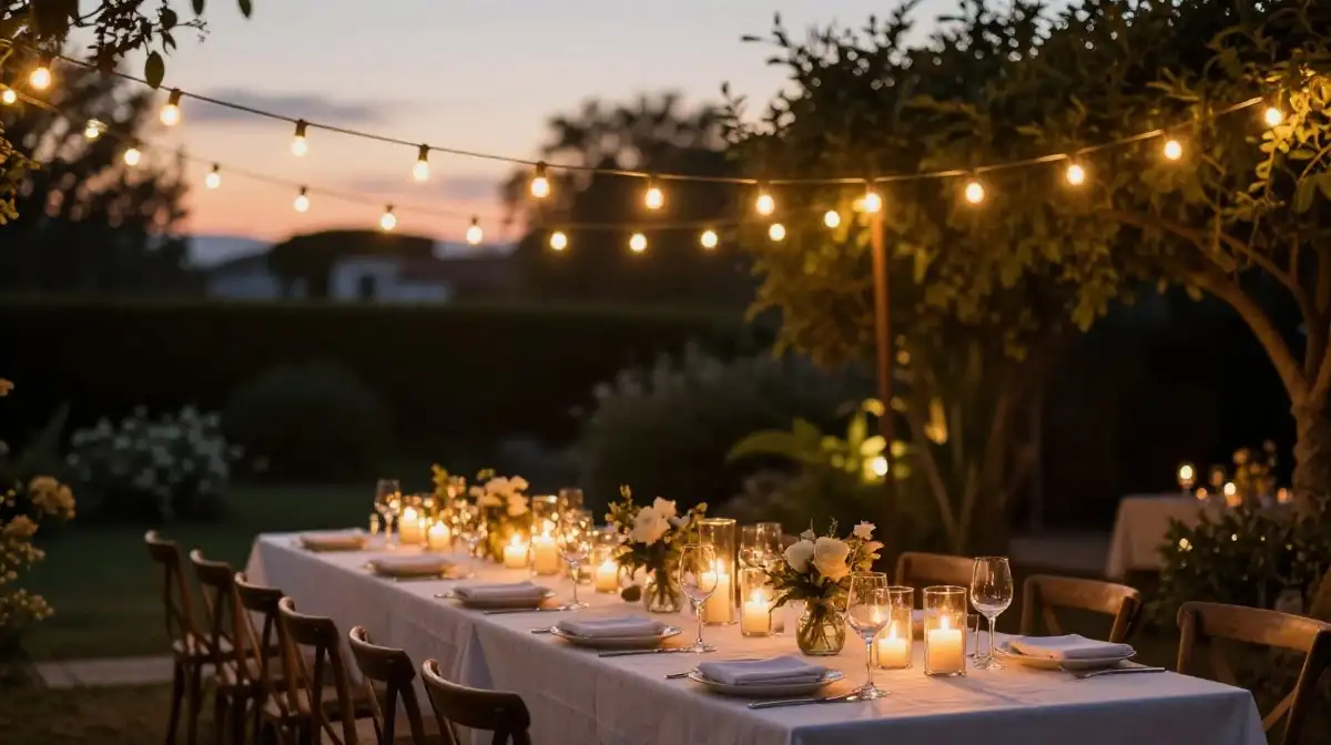 Hang or Place String Lights for Ambiance