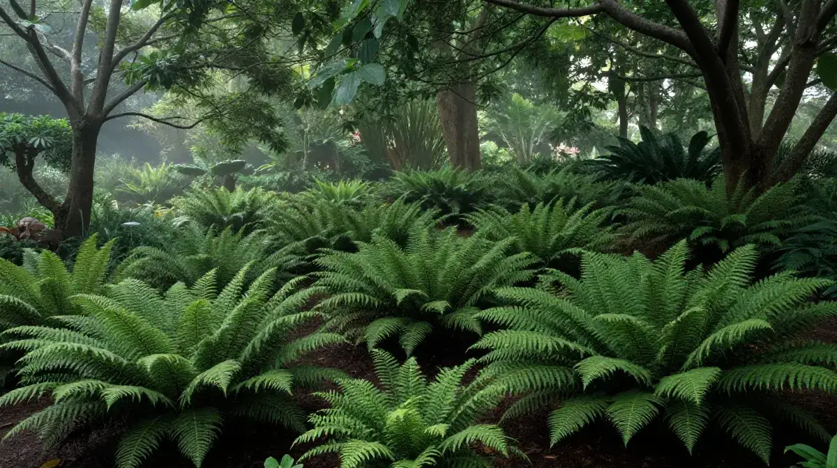 Introduce Ferns for a Woodland Feel