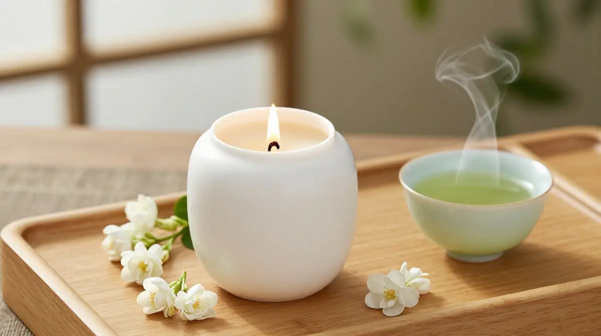 Jasmine and Green Tea Candle