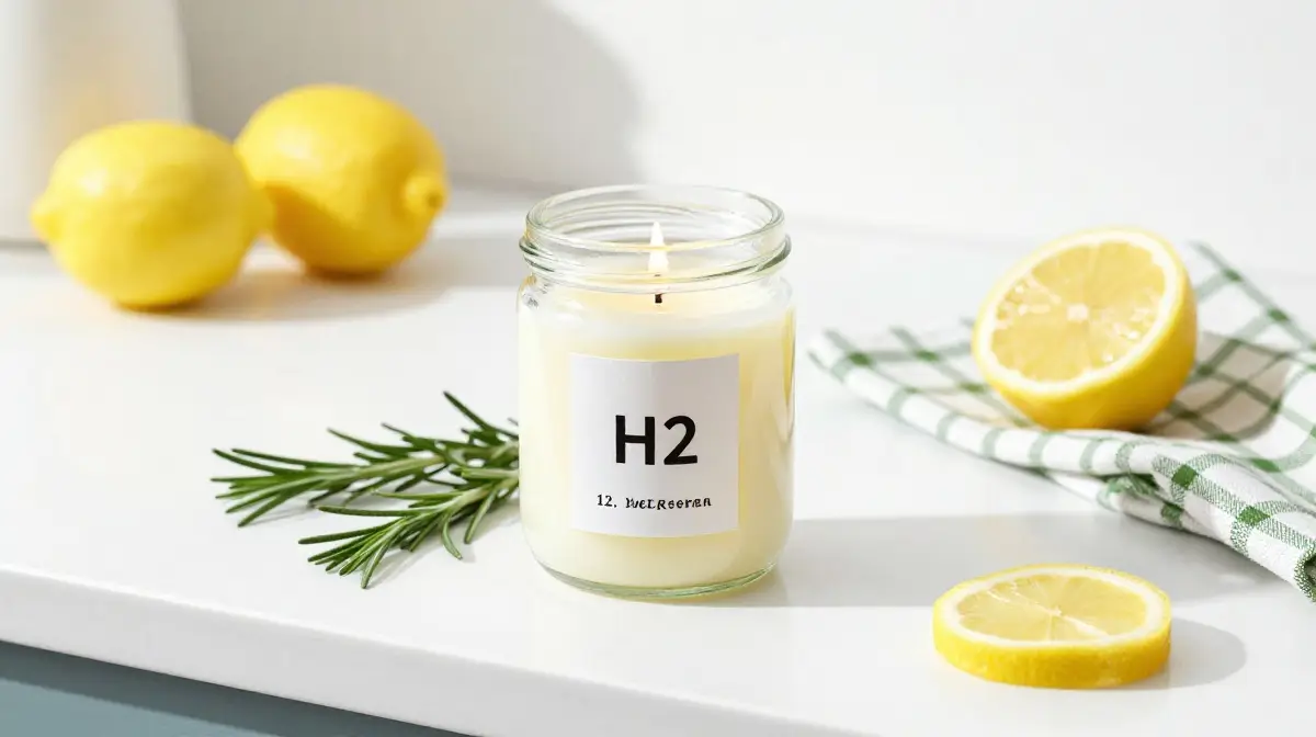 Lemon and Rosemary Kitchen Candle