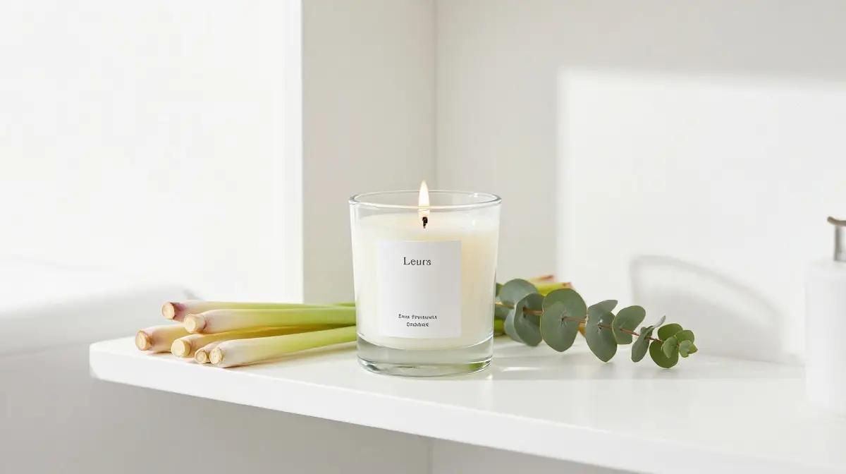 Lemongrass and Eucalyptus Clean Air Candle