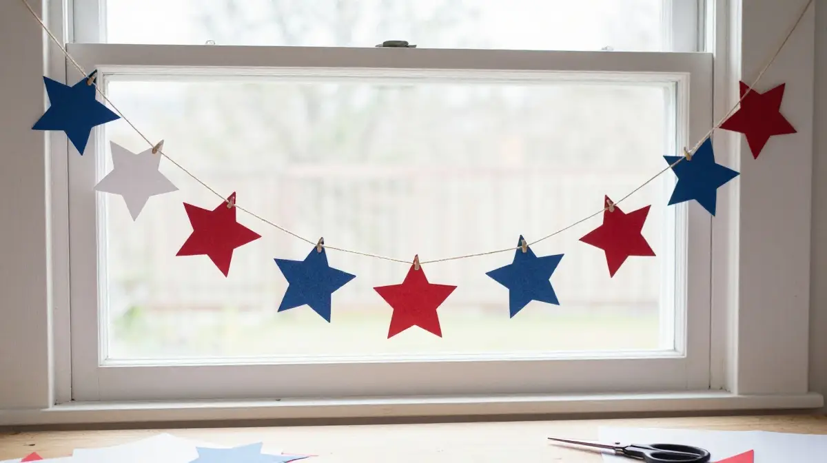 Make a Star Garland from Cardstock