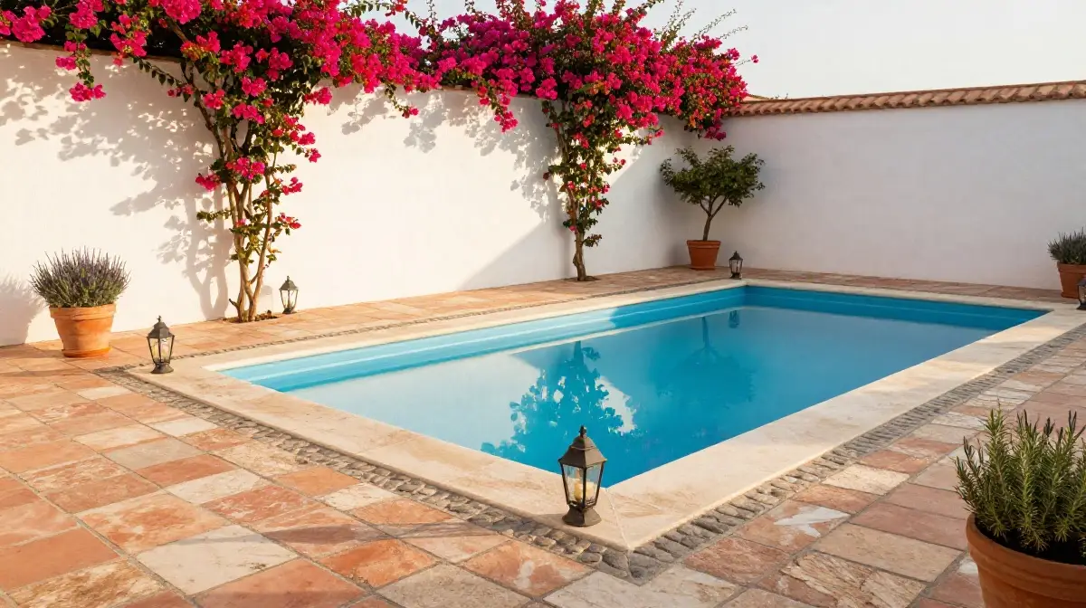 Mediterranean Pool Deck