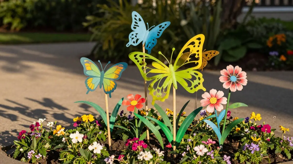 Metal Cutout Garden Sculptures