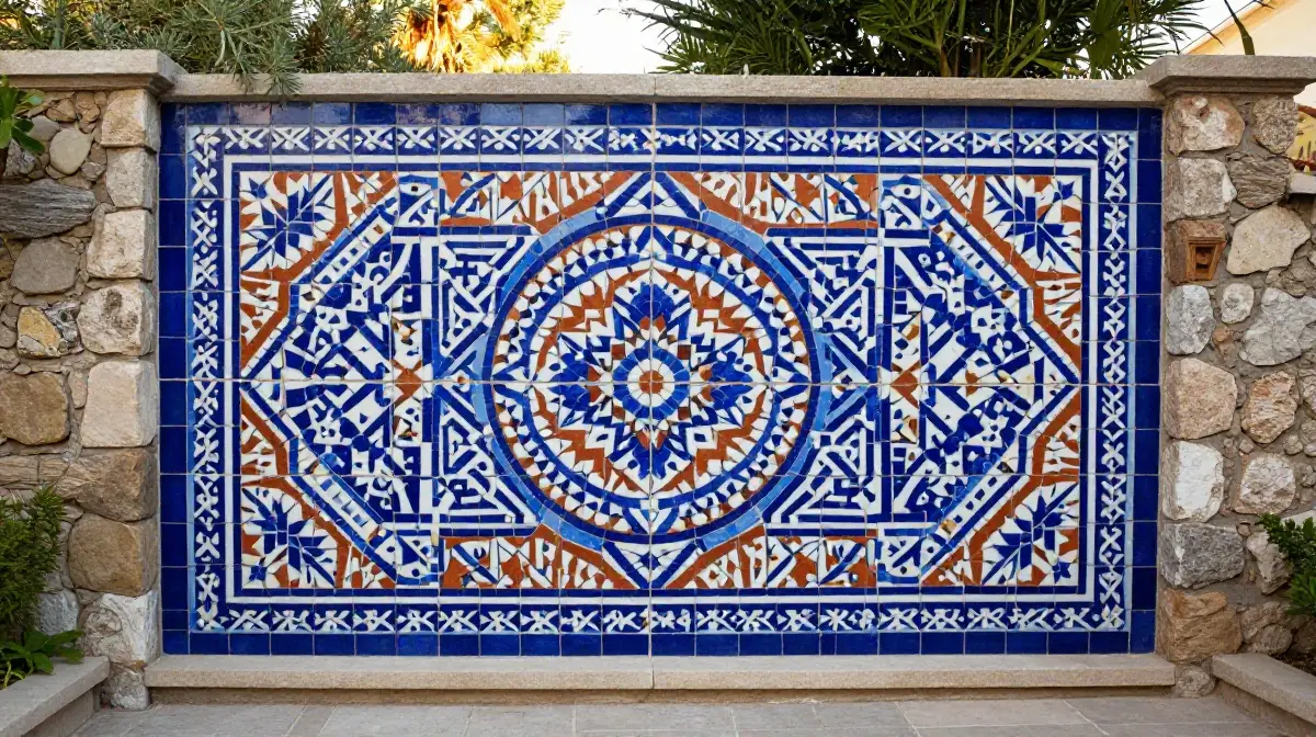 Mosaic Inspired Mural