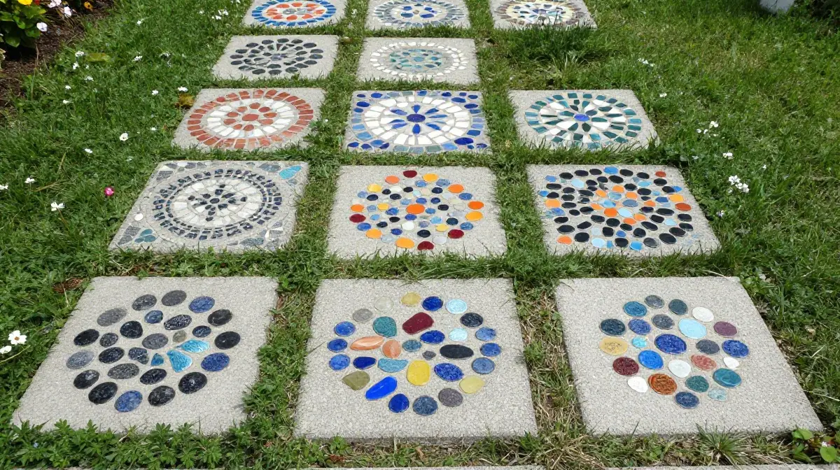 Mosaic Stepping Stones