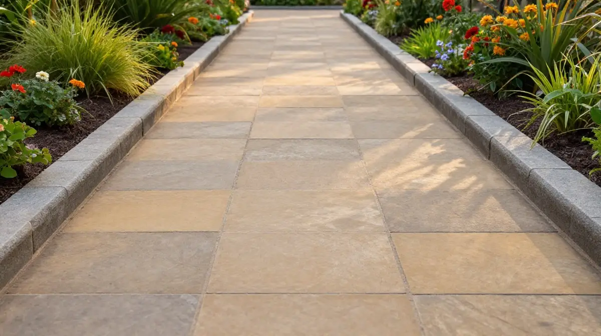 Paving Slab Pathway Edging