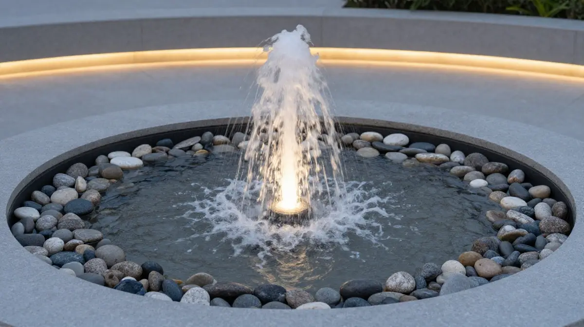 Pebble Basin Fountain