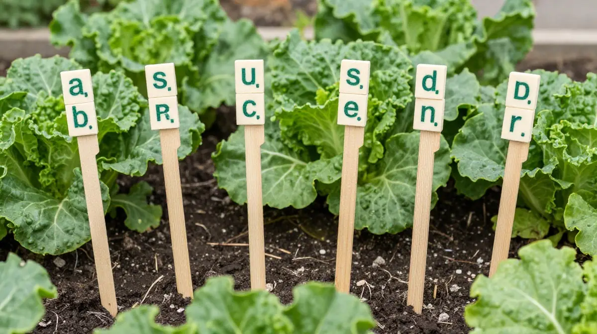 ScrabbleTile Garden Stakes