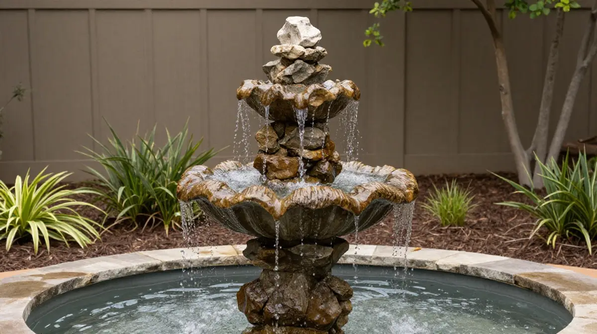 Stone Tower Fountain