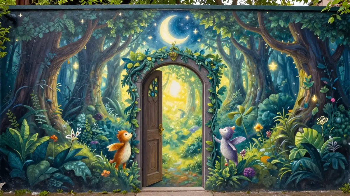 Storybook and Fantasy Mural