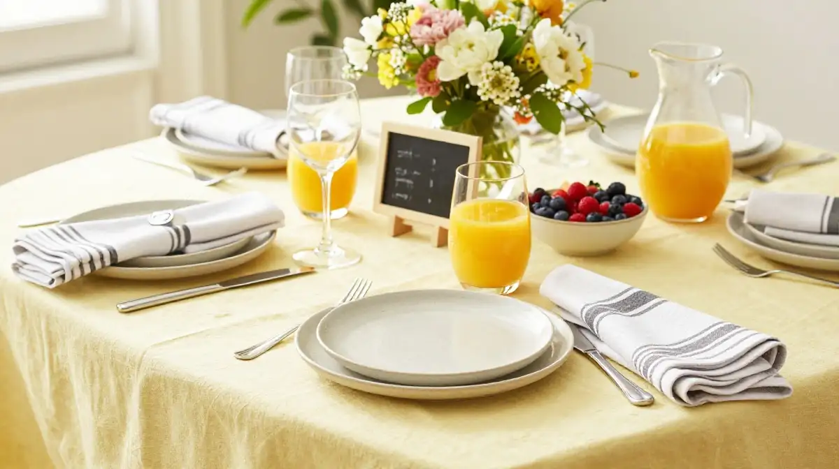 Style a Breakfast or Brunch Tablescape