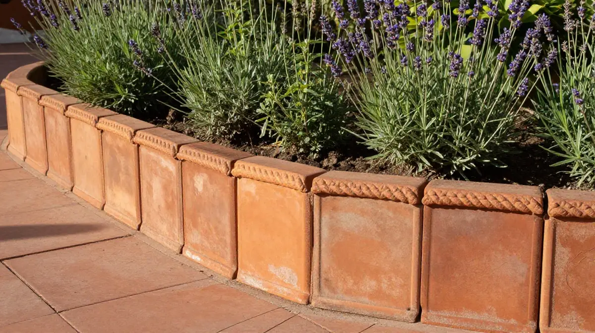 Terracotta Tile Edging