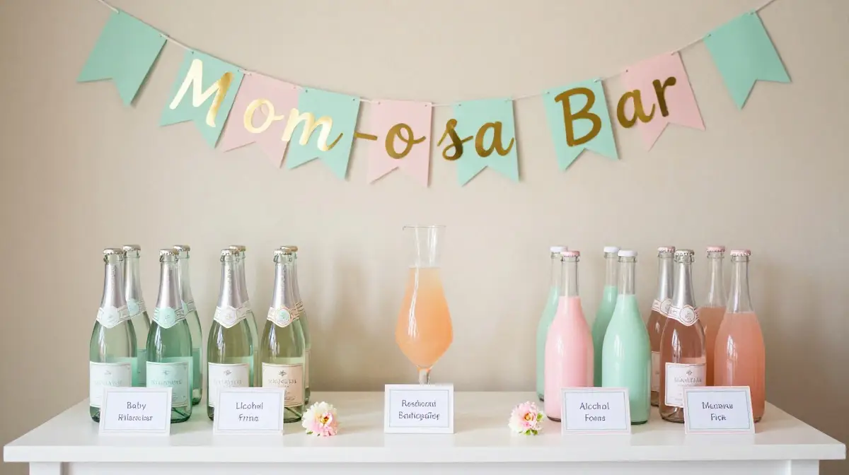 The Baby Shower Mimosa Bar