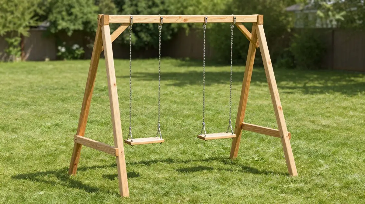  The Classic A-Frame Swing Set