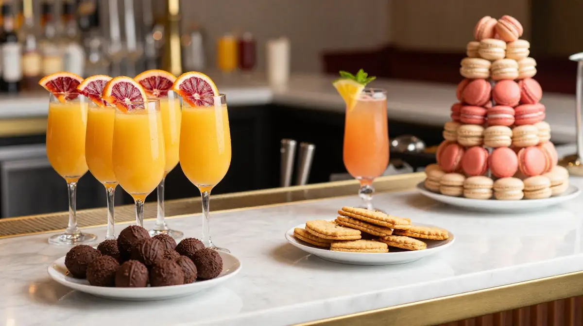 The Dessert-Pairing Mimosa Bar