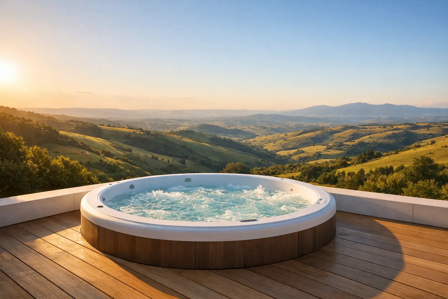 The Hillside View Jacuzzi