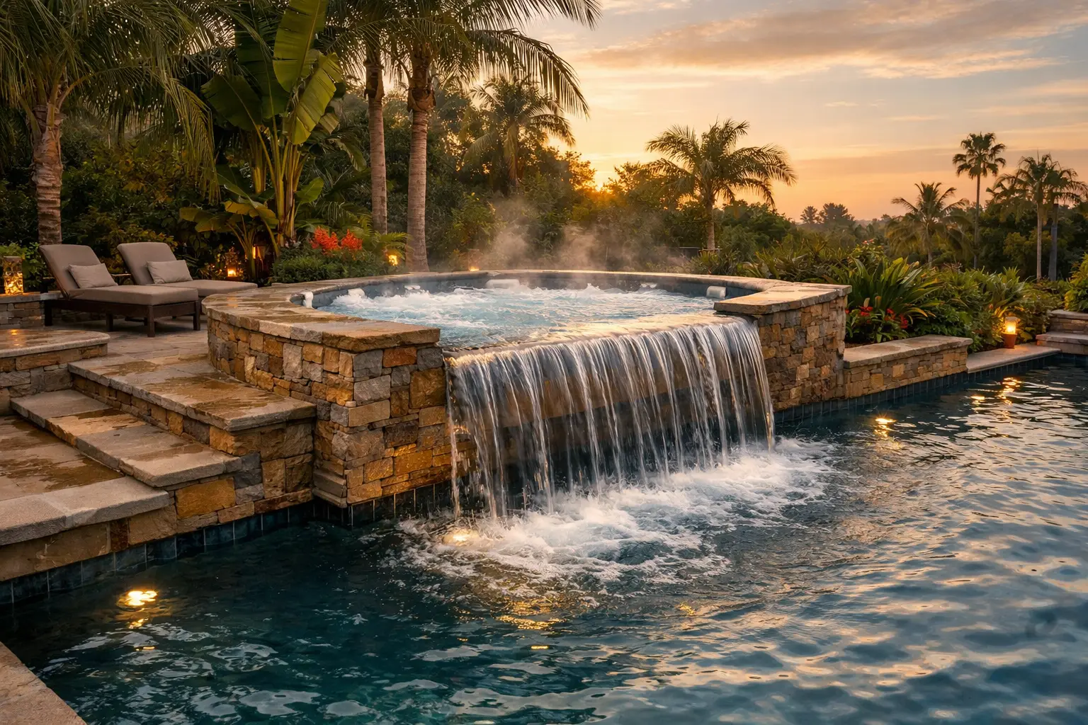 The Jacuzzi and Pool Combo