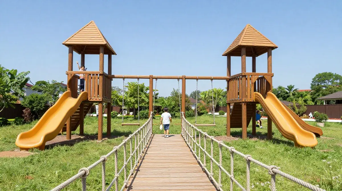 The Multi-Tower Swing and Bridge Complex