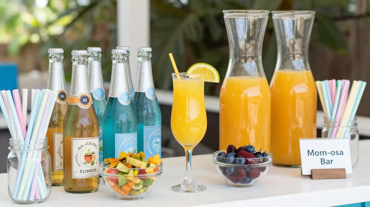 The Non-Alcoholic Mimosa Bar