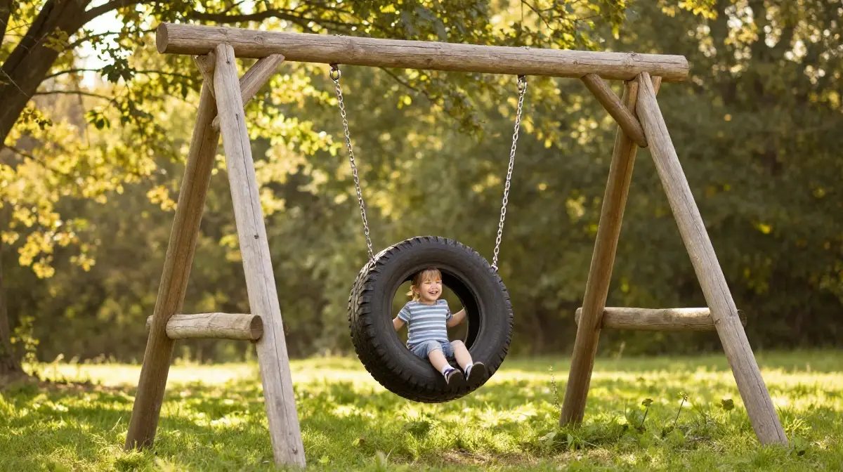 The Tire Swing A-Frame
