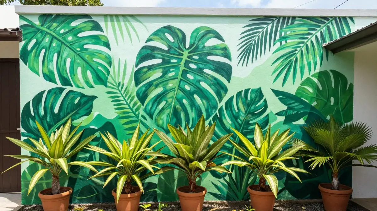 Tropical Paradise Mural