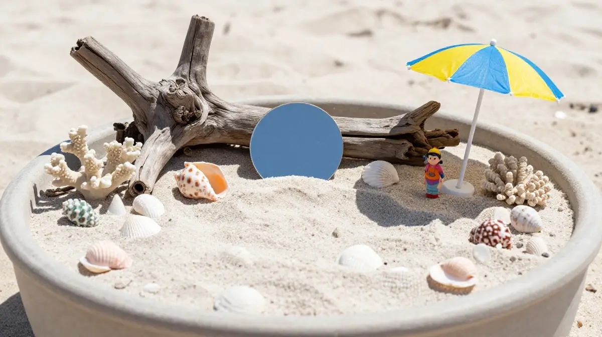 Try a Beach-Themed Fairy Garden