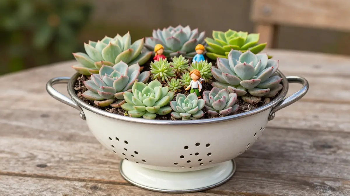 Upcycle an Old Colander or Kitchen Item