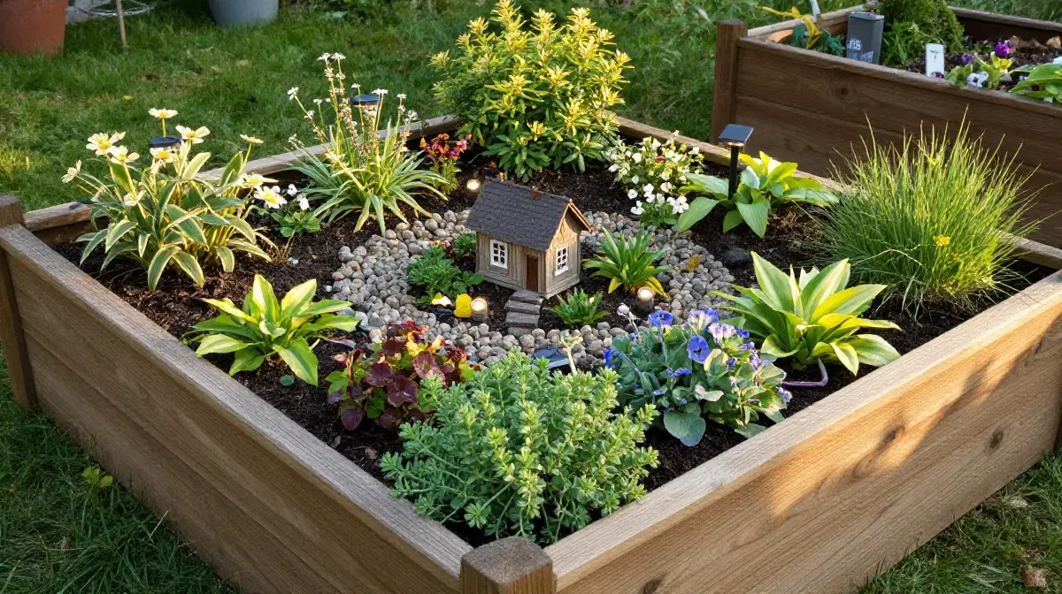 Use a Raised Garden Bed Section