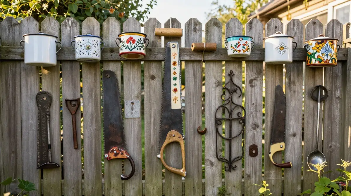 Vintage Items as Wall Art