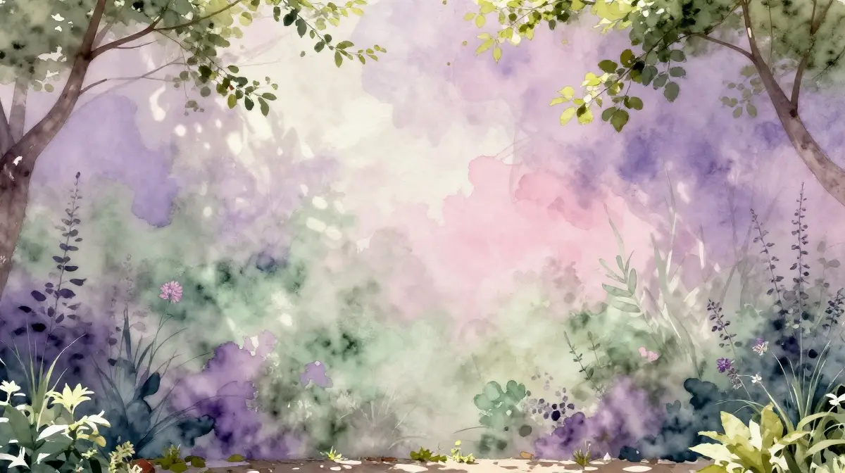 Watercolor Effect Mural