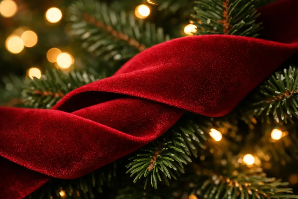 Why Velvet Works So Well for Christmas Decorating