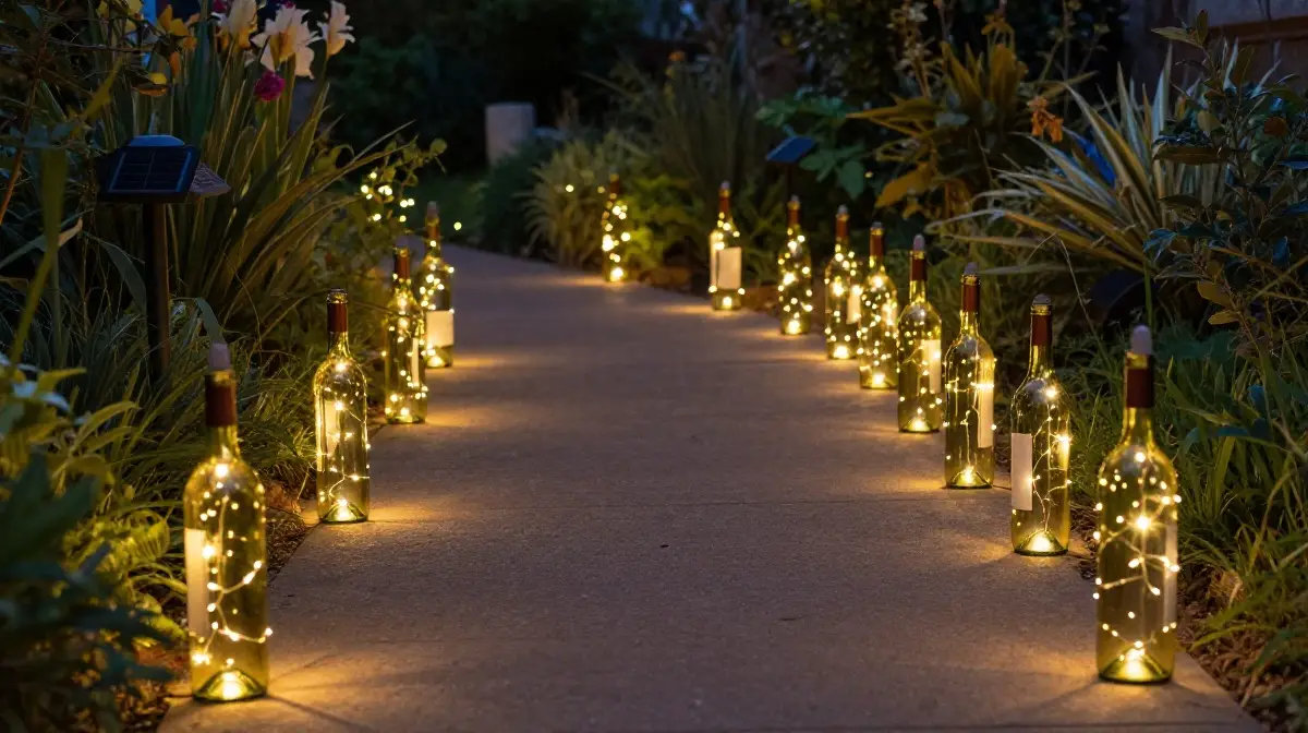 Wine Bottle Solar Lights