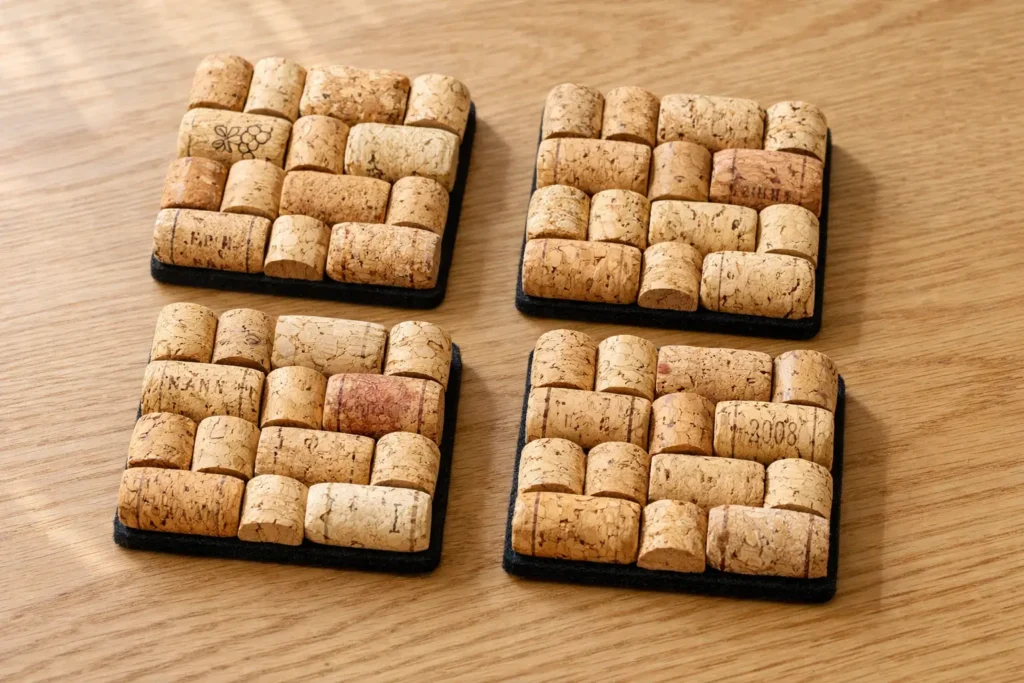 Wine Cork Coasters
