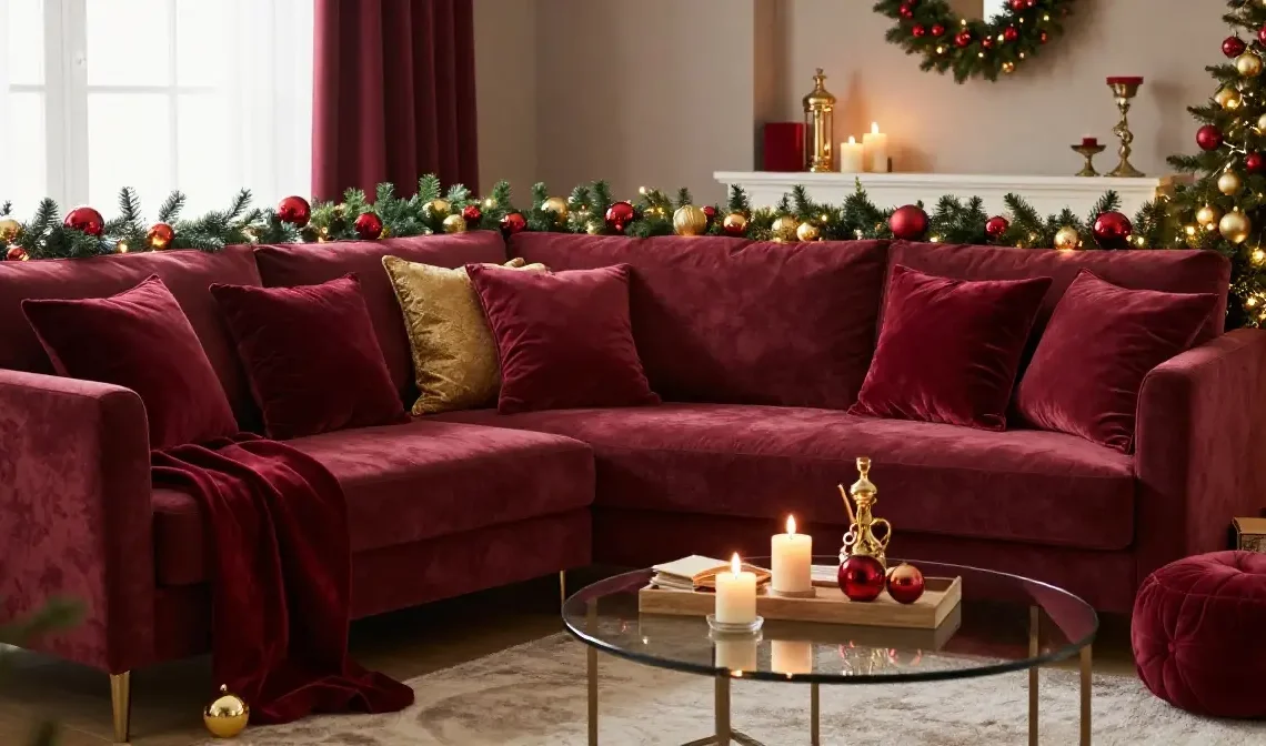 22 Burgundy Christmas Decorations Ideas for Rich Holiday Style