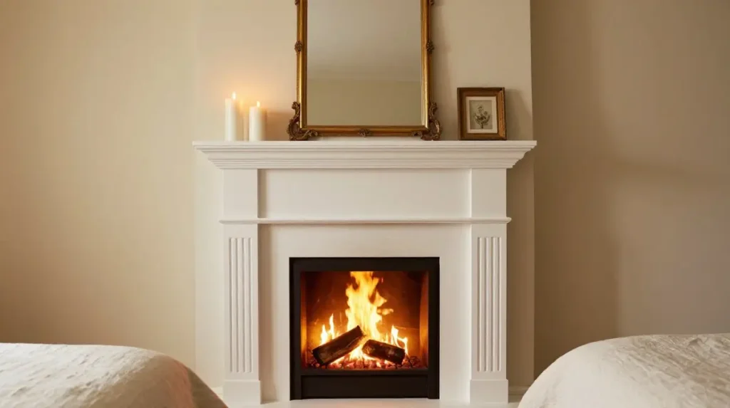 A Bedroom Fireplace for Ultimate Warmth