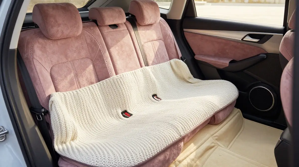Add a Car Blanket to the Back Seat