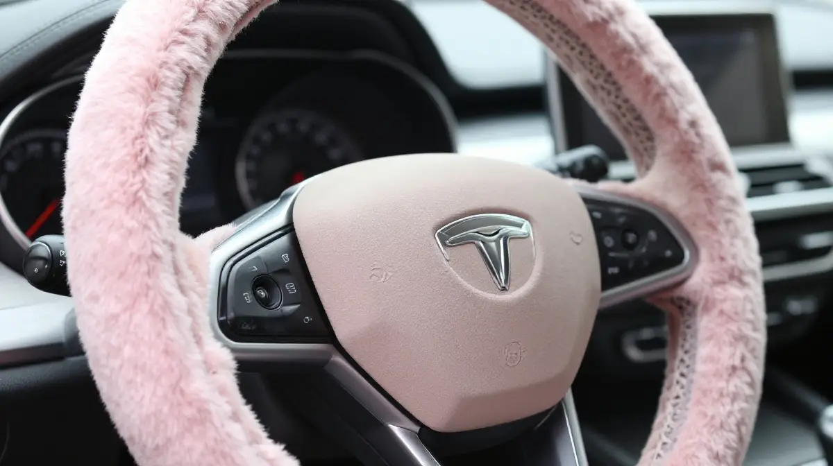 Add a Cute Steering Wheel Cover