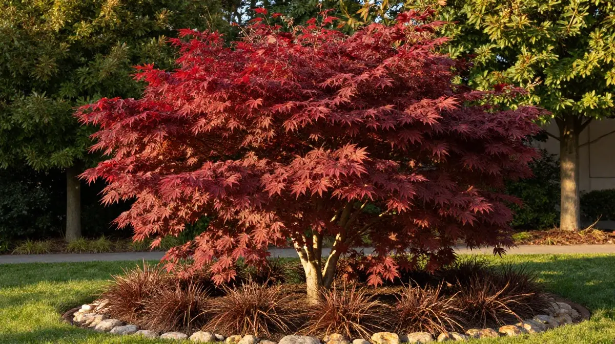 Add a Focal Point with a Statement Tree or Large Shrub
