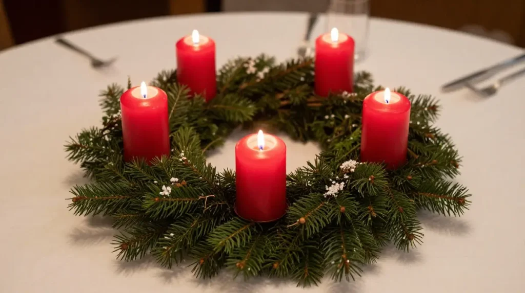 Advent Wreath Centerpiece