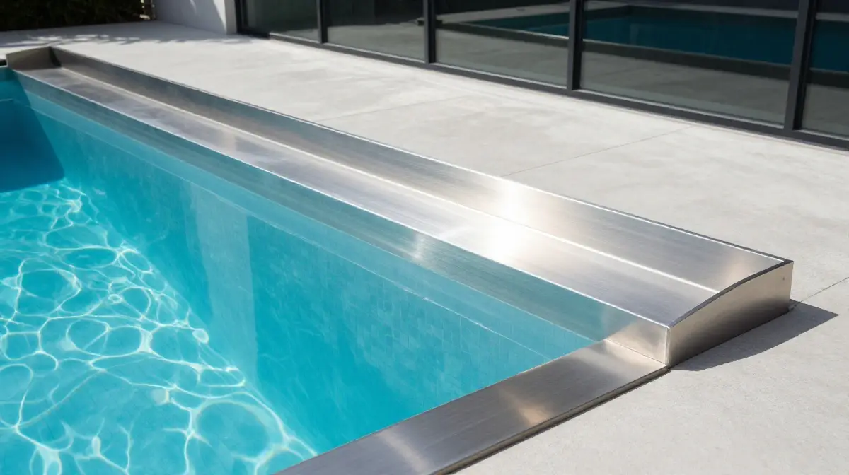 Aluminum or Metal Coping for Contemporary Style