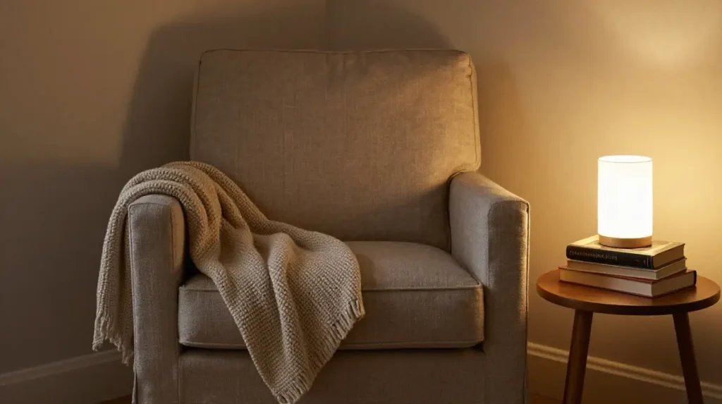 An Overstuffed Armchair in the Corner