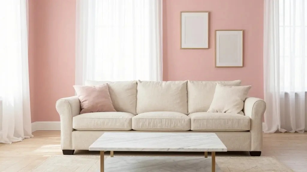 Blush Pink and Ivory