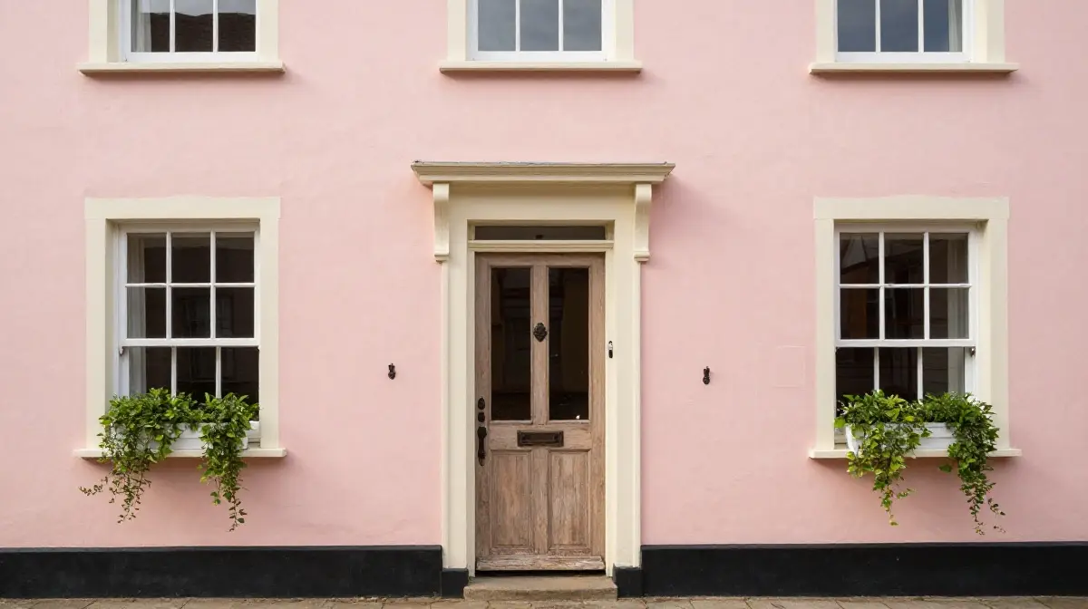 Blush Pink with Ivory