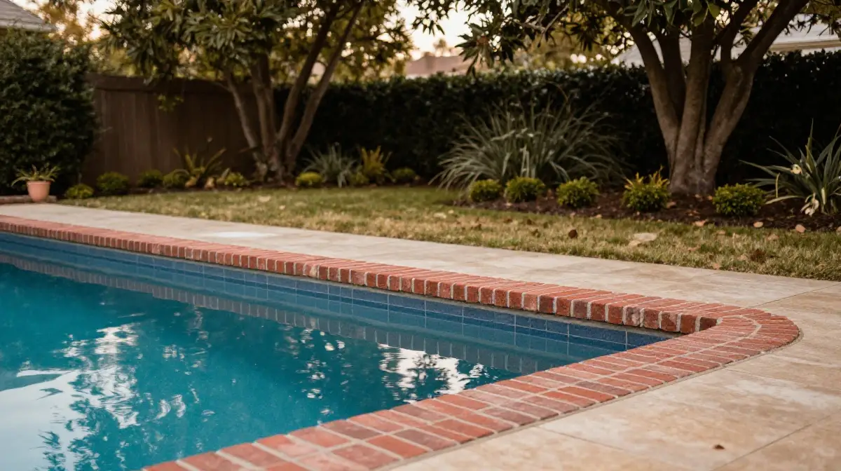 Brick Coping for Classic Heritage Style