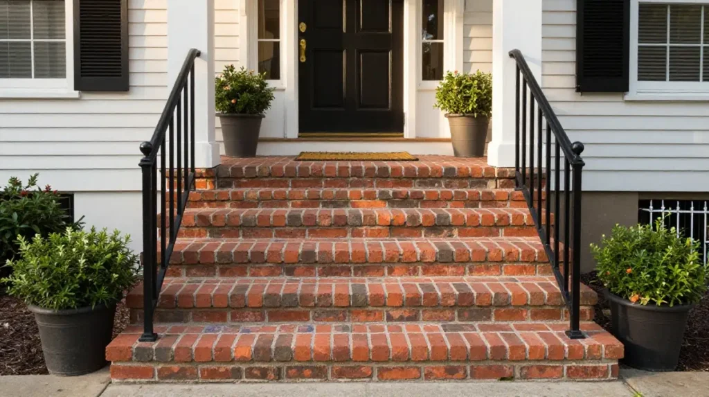 Brick Steps for a Classic Curb Appeal