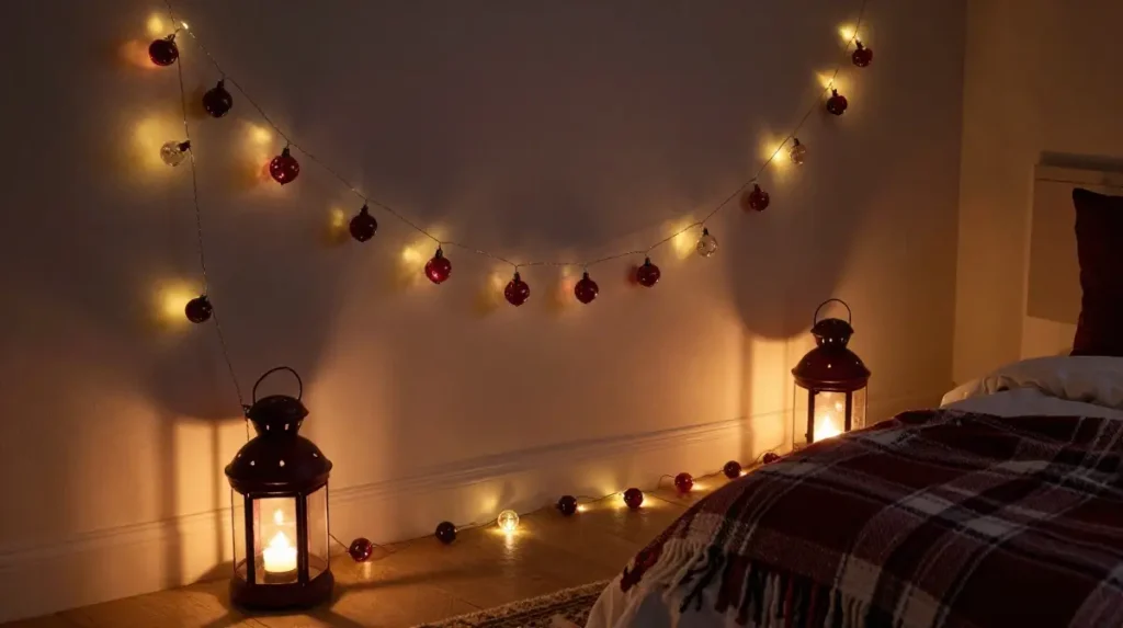 Burgundy Fairy Lights Decor for a Cozy Glow